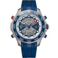 46.75毫米, 钛金属表壳 搭配 橡胶表带