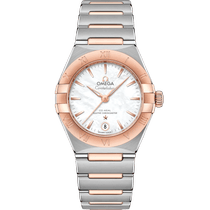 星座<span class="nowrap">系列</span> 29毫米, 精钢-Sedna™ 18k金表壳 搭配 精钢-Sedna™ 18k金表链 - 13120292005001