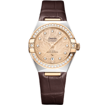 星座<span class="nowrap">系列</span> 29毫米, 精钢-Moonshine 18k金 搭配 鳄鱼皮 - 13128292058001