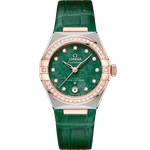 星座<span class="nowrap">系列</span> 29毫米, 精钢-Sedna™ 18k金表壳 搭配 皮表带 - 13128292099001