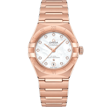 星座<span class="nowrap">系列</span> 29毫米, Sedna™ 18k金表壳 搭配 Sedna™ 18k金表链 - 13150292055001