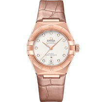 星座<span class="nowrap">系列</span> 29毫米, Sedna™ 18k金表壳 搭配 皮表带 - 13153292052002