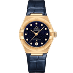 星座<span class="nowrap">系列</span> 29毫米, 黄色18 k金表壳 搭配 皮表带 - 13153292053001