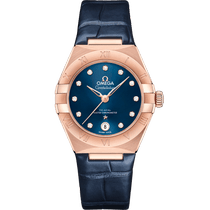 星座<span class="nowrap">系列</span> 29毫米, Sedna™ 18k金表壳 搭配 皮表带 - 13153292053002