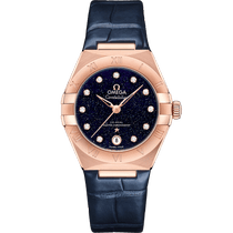 星座<span class="nowrap">系列</span> 29毫米, Sedna™ 18k金表壳 搭配 皮表带 - 13153292053003