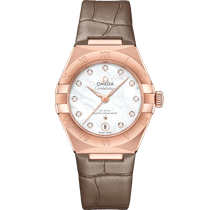 星座<span class="nowrap">系列</span> 29毫米, Sedna™ 18k金表壳 搭配 皮表带 - 13153292055002