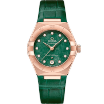 星座<span class="nowrap">系列</span> 29毫米, Sedna™ 18k金表壳 搭配 皮表带 - 13153292099002