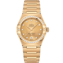 星座<span class="nowrap">系列</span> 29毫米, 黄色18 k金表壳 搭配 黄色18 k金表链 - 13155292058001