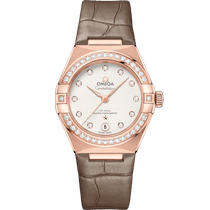 星座<span class="nowrap">系列</span> 29毫米, Sedna™ 18k金表壳 搭配 皮表带 - 13158292052002