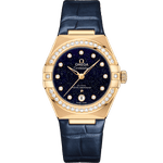 星座<span class="nowrap">系列</span> 29毫米, 黄色18 k金表壳 搭配 皮表带 - 13158292053001