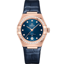 星座<span class="nowrap">系列</span> 29毫米, Sedna™ 18k金表壳 搭配 皮表带 - 13158292053002