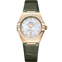 星座<span class="nowrap">系列</span> 29毫米, Moonshine 18k金表壳 搭配 鳄鱼皮 - 13158292055003