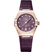 星座<span class="nowrap">系列</span> 29毫米, Sedna™ 18k金表壳 搭配 鳄鱼皮 - 13158292060002