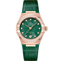 星座<span class="nowrap">系列</span> 29毫米, Sedna™ 18k金表壳 搭配 皮表带 - 13158292099004