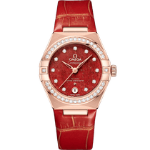 星座<span class="nowrap">系列</span> 29毫米, Sedna™ 18k金表壳 搭配 皮表带 - 13158292099005