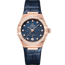 星座<span class="nowrap">系列</span> 29毫米, Sedna™ 18k金表壳 搭配 皮表带 - 13158292099006