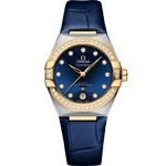 星座<span class="nowrap">系列</span> 36毫米, 精钢-黄色18 k金表壳 搭配 皮表带 - 13128362053001