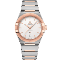 星座<span class="nowrap">系列</span> 39毫米, 精钢-Sedna™ 18k金表壳 搭配 精钢-Sedna™ 18k金表链 - 13120392002001