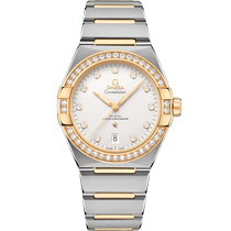 星座<span class="nowrap">系列</span> 39毫米, 精钢-黄色18 k金表壳 搭配 精钢-黄色18 k金表链 - 13125392052002