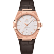 星座<span class="nowrap">系列</span> 39毫米, Sedna™ 18k金表壳 搭配 皮表带 - 13153392002001