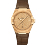 星座<span class="nowrap">系列</span> 39毫米, 黄色18 k金表壳 搭配 皮表带 - 13153392008001