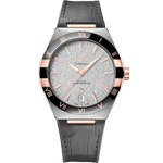 星座<span class="nowrap">系列</span> 41毫米, 精钢-Sedna™ 18k金表壳 搭配 皮表带 - 13123412106001