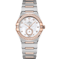 星座<span class="nowrap">系列</span> 34毫米, 精钢-Sedna™ 18k金表壳 搭配 精钢-Sedna™ 18k金表链 - 13125342055001