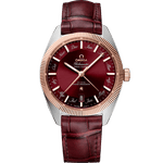 星座<span class="nowrap">系列</span> 41毫米, 精钢-Sedna™ 18k金表壳 搭配 皮表带 - 13023412211001