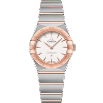 星座<span class="nowrap">系列</span> 25毫米, 精钢-Sedna™ 18k金表壳 搭配 精钢-Sedna™ 18k金表链 - 13120256002001