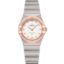 星座<span class="nowrap">系列</span> 25毫米, 精钢-Sedna™ 18k金表壳 搭配 精钢-Sedna™ 18k金表链 - 13120256052001