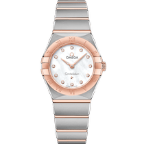 星座<span class="nowrap">系列</span> 25毫米, 精钢-Sedna™ 18k金表壳 搭配 精钢-Sedna™ 18k金表链 - 13120256055001