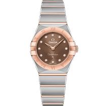 星座<span class="nowrap">系列</span> 25毫米, 精钢-Sedna™ 18k金表壳 搭配 精钢-Sedna™ 18k金表链 - 13120256063001