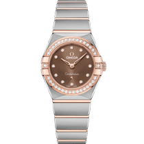 星座<span class="nowrap">系列</span> 25毫米, 精钢-Sedna™ 18k金表壳 搭配 精钢-Sedna™ 18k金表链 - 13125256063001