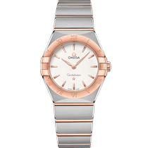 星座<span class="nowrap">系列</span> 28毫米, 精钢-Sedna™ 18k金表壳 搭配 精钢-Sedna™ 18k金表链 - 13120286002001