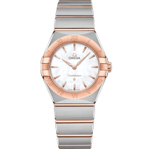 星座<span class="nowrap">系列</span> 28毫米, 精钢-Sedna™ 18k金表壳 搭配 精钢-Sedna™ 18k金表链 - 13120286005001