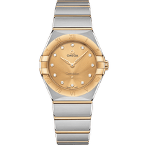 星座<span class="nowrap">系列</span> 28毫米, 精钢-黄色18 k金表壳 搭配 精钢-黄色18 k金表链 - 13120286058001