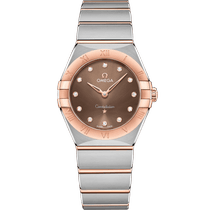 星座<span class="nowrap">系列</span> 28毫米, 精钢-Sedna™ 18k金表壳 搭配 精钢-Sedna™ 18k金表链 - 13120286063001