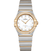 星座<span class="nowrap">系列</span> 28毫米, 精钢-黄色18 k金表壳 搭配 精钢-黄色18 k金表链 - 13125286055002