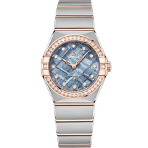 星座<span class="nowrap">系列</span> 28毫米, 精钢-Sedna™ 18k金表壳 搭配 精钢-Sedna™ 18k金表链 - 13125286099001