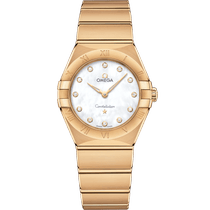 星座<span class="nowrap">系列</span> 28毫米, 黄色18 k金表壳 搭配 黄色18 k金表链 - 13150286055002