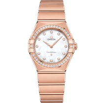 星座<span class="nowrap">系列</span> 28毫米, Sedna™ 18k金表壳 搭配 Sedna™ 18k金表链 - 13155286055001