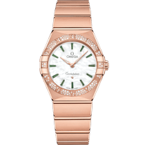 星座<span class="nowrap">系列</span> 28毫米, Sedna™ 18k金表壳 搭配 Sedna™ 18k金表链 - 13155286055005