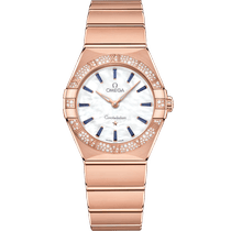 星座<span class="nowrap">系列</span> 28毫米, Sedna™ 18k金表壳 搭配 Sedna™ 18k金表链 - 13155286055007