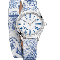 碟飞系列 Mini名典<span class="nowrap">腕表</span> 26毫米, 精钢表壳 搭配 “茹伊印花”（toile de jouy） - 42817266004001