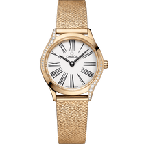 碟飞系列 Mini名典<span class="nowrap">腕表</span> 26毫米, Moonshine 18k金表壳 搭配 Moonshine 18k金表链 - 42855266004001