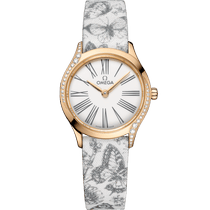 碟飞<span class="nowrap">系列</span> 26毫米, Moonshine 18k金表壳 搭配 “茹伊印花”（toile de jouy） - 42857266004002