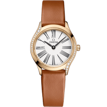 碟飞<span class="nowrap">系列</span> 26毫米, Moonshine 18k金表壳 搭配 皮表带 - 42857266004004