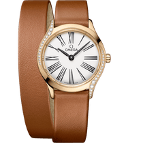 碟飞<span class="nowrap">系列</span> 26毫米, Moonshine 18k金表壳 搭配 皮表带 - 42857266004005