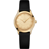 碟飞系列 Mini名典<span class="nowrap">腕表</span> 26毫米, Moonshine 18k金表壳 搭配 织面皮带 - 42857266099001