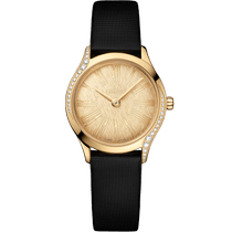 碟飞系列 Mini名典<span class="nowrap">腕表</span> 26毫米, Moonshine 18k金表壳 搭配 织面皮带 - 42857266099001